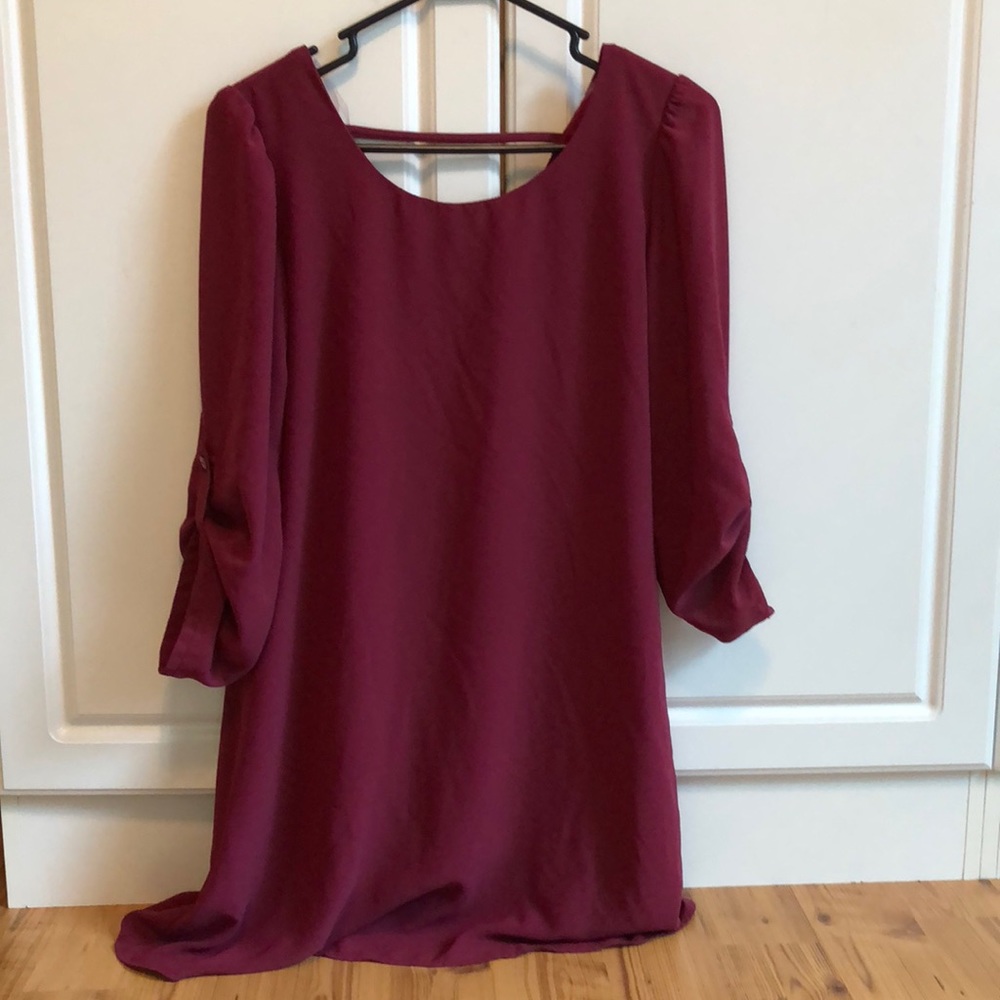 Plum dress